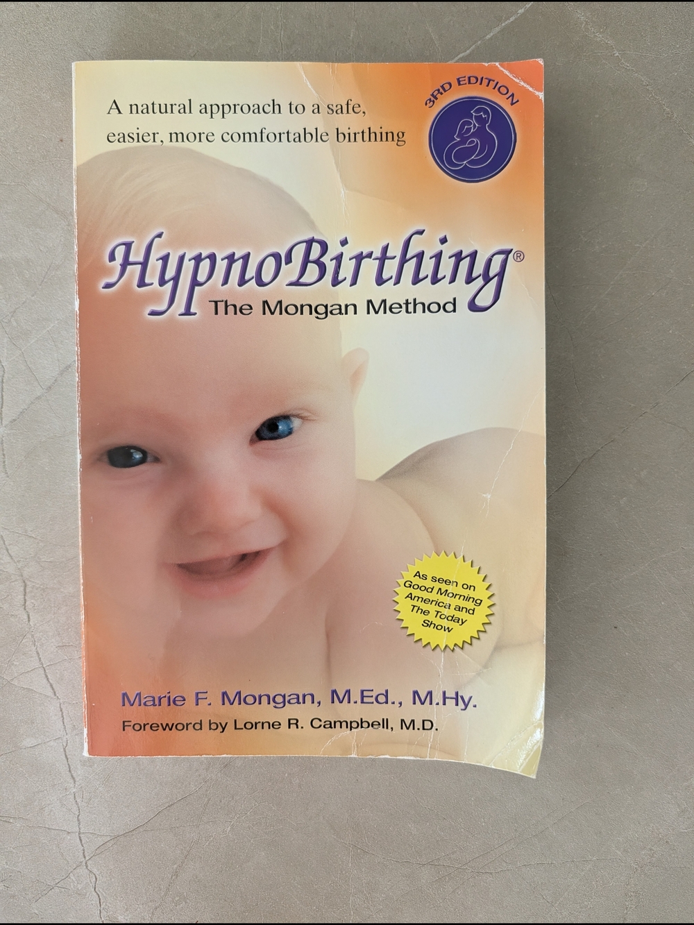 5/$35 HypnoBirthing by Marie F. Mongan Book + CD – Softcover